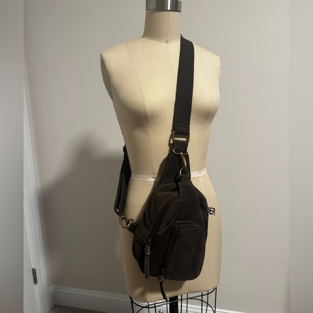 Free People Black Crossbody Bag